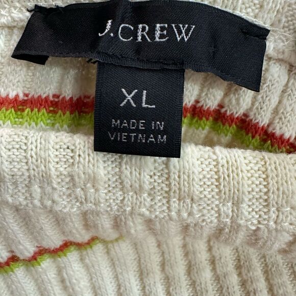J. Crew Slim Perfect‎ Ribbed T-shirt in Stripe 3X - Picture 4 of 5